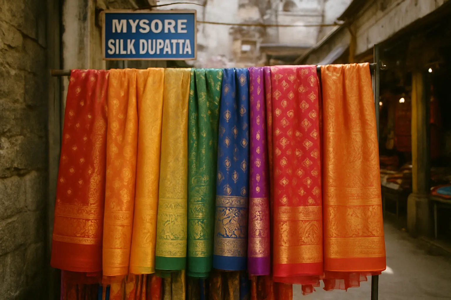 2. Mysore Silk Dupattas - YahTrip Travel Guide