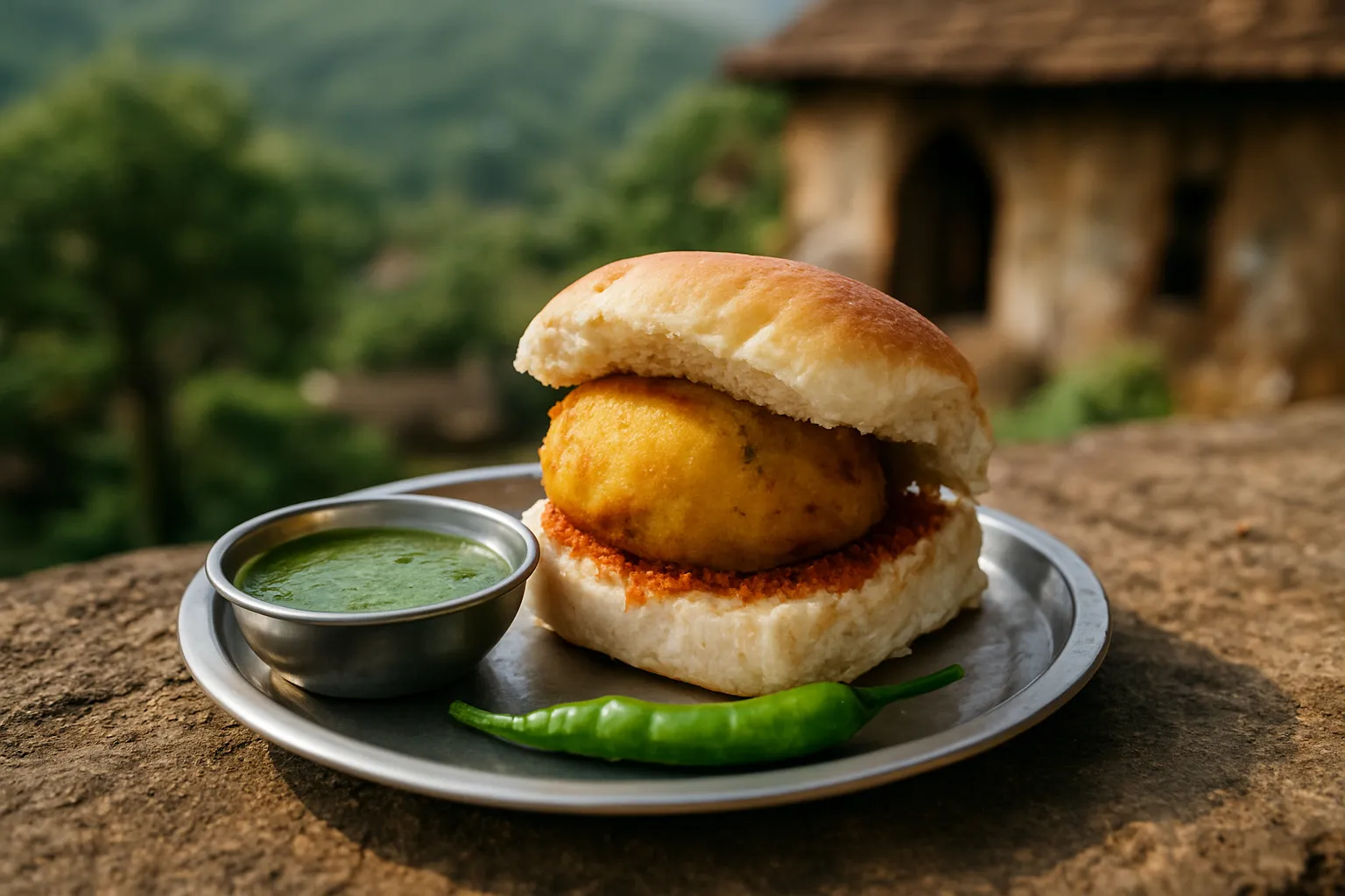 3. Vada Pav - YahTrip Travel Guide