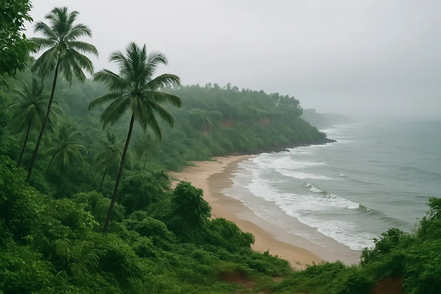 Varkala in Monsoon - YahTrip Travel Guide
