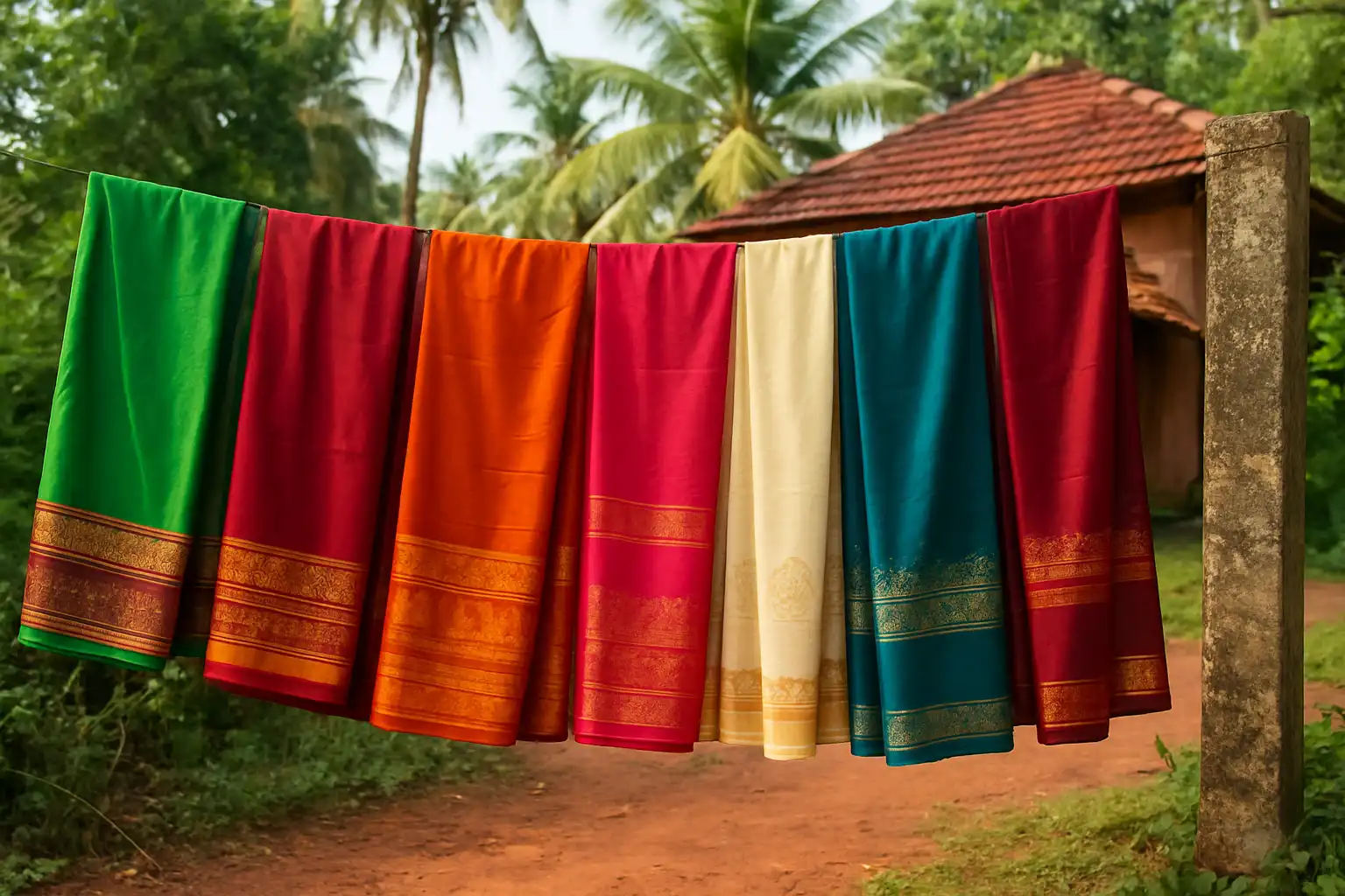 2. Kerala Sarees - YahTrip Travel Guide