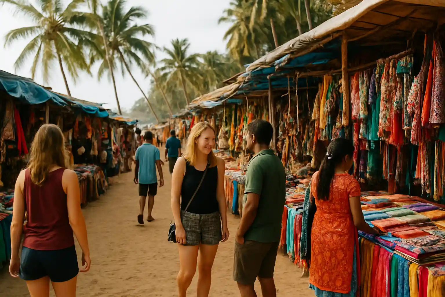 1. Varkala Beach Market - YahTrip Travel Guide
