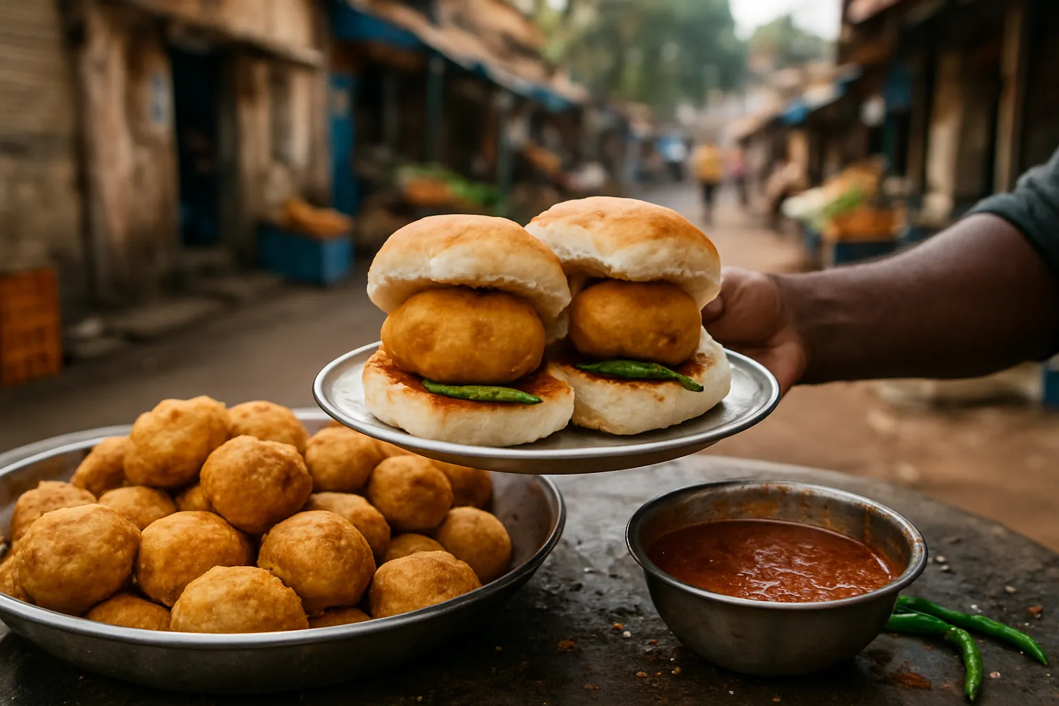 1. Vada Pav - YahTrip Travel Guide