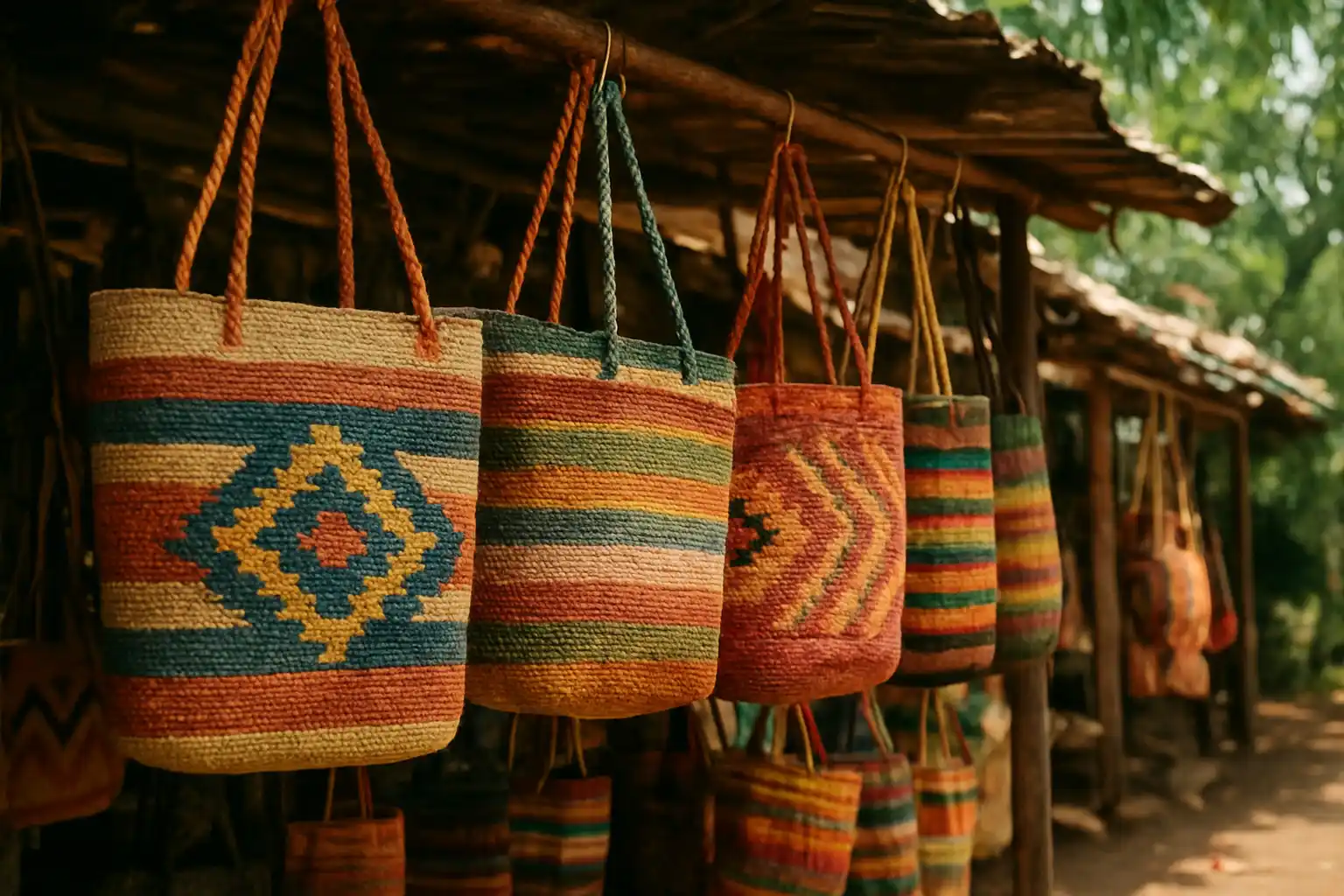7. Handwoven Bags - YahTrip Travel Guide