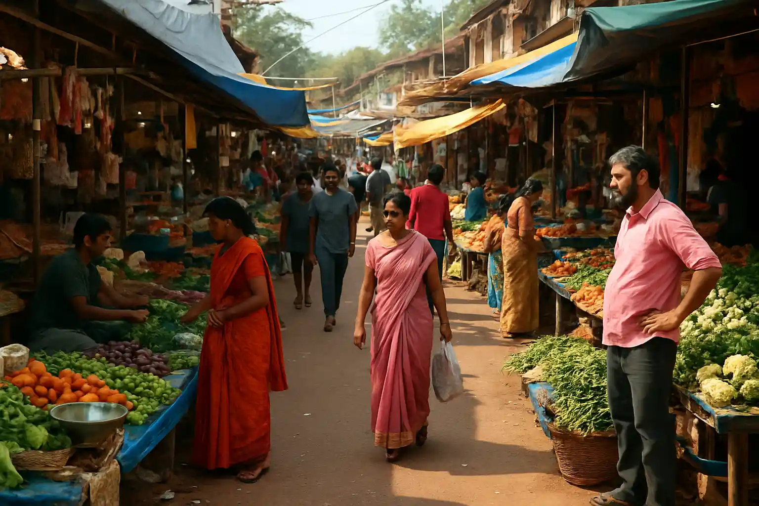 1. Gokarna Main Market - YahTrip Travel Guide
