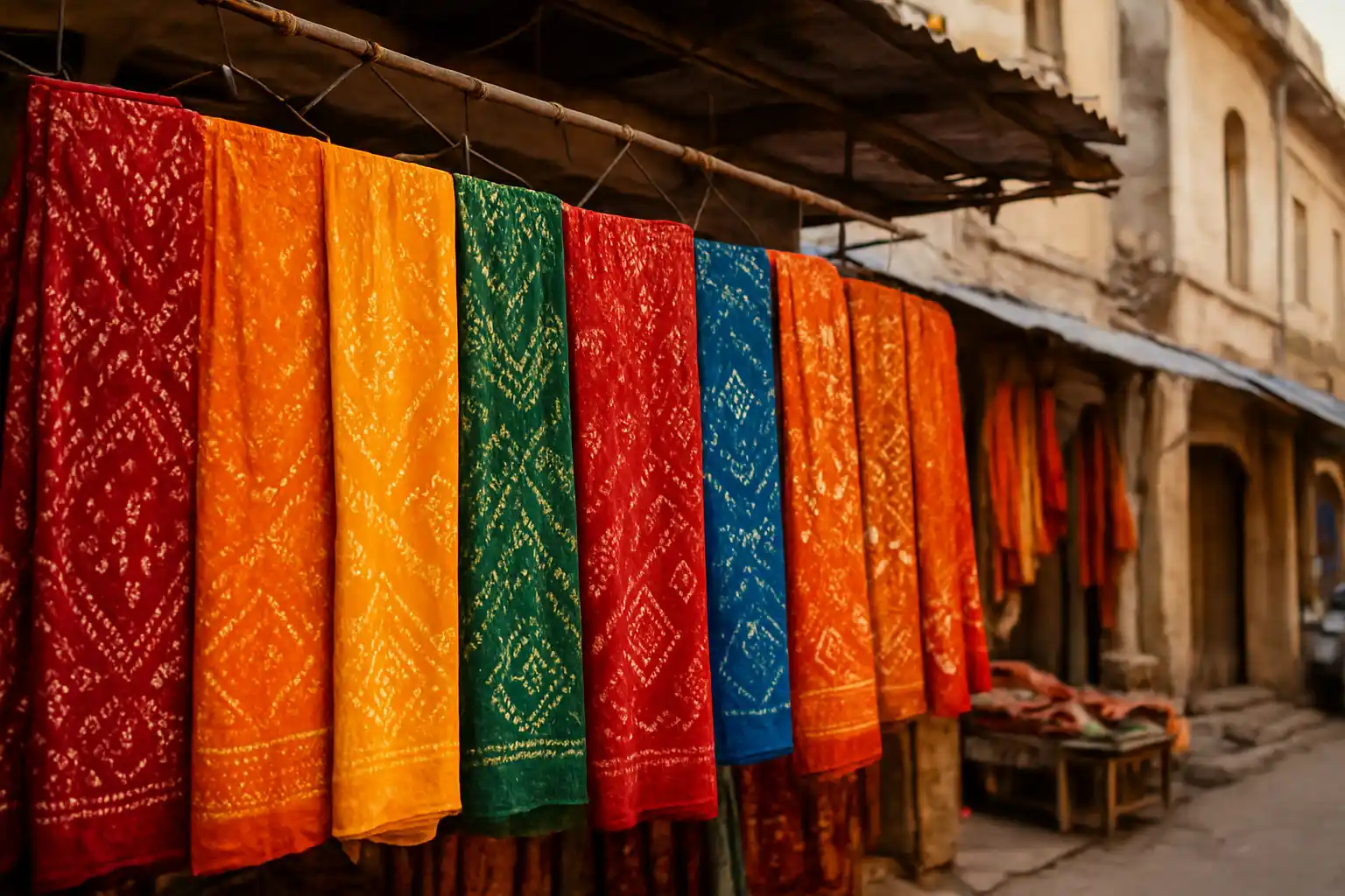 1. Bandhani Sarees - YahTrip Travel Guide