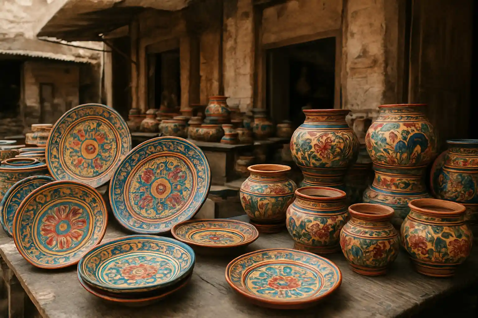 7. Hand-painted Pottery - YahTrip Travel Guide