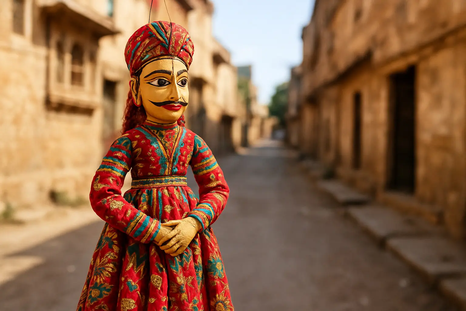 1. Miniature Rajasthani Puppet - YahTrip Travel Guide