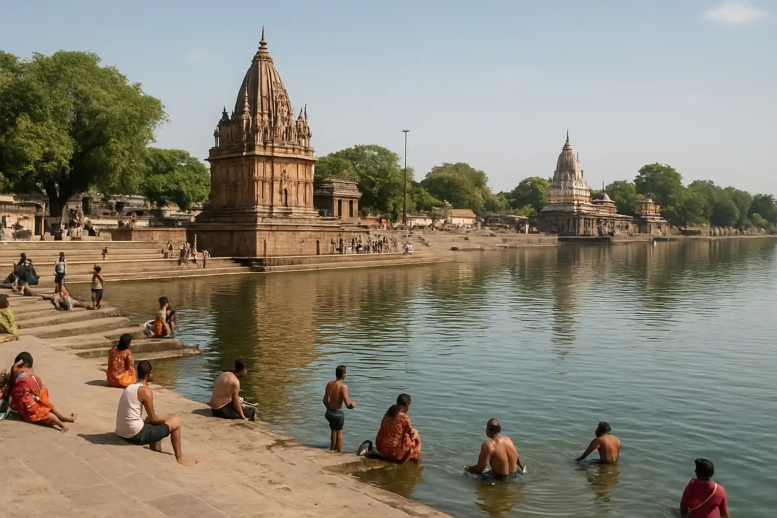 6. Visit the Ram Ghat - YahTrip Travel Guide