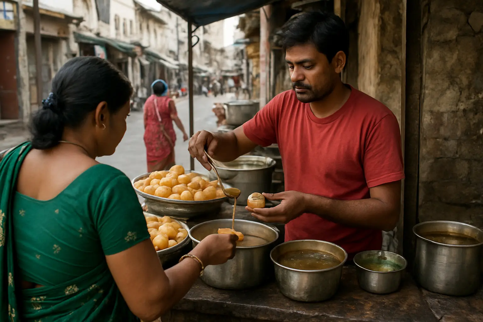1. Pani Puri - YahTrip Travel Guide