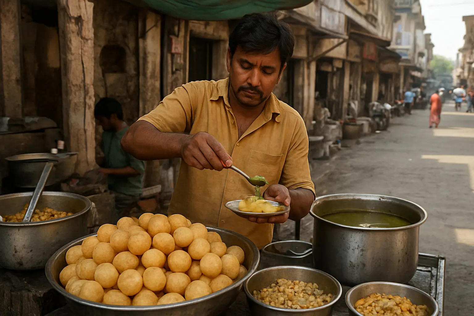 1. Pani Puri - YahTrip Travel Guide