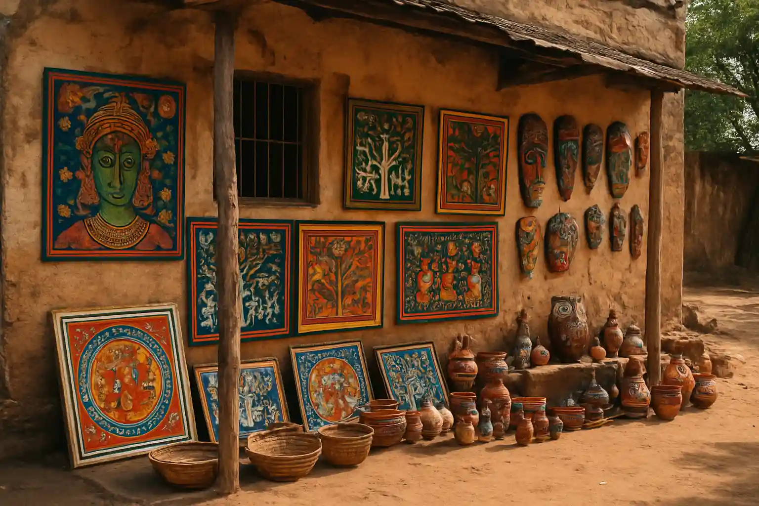 2. Tribal Art - YahTrip Travel Guide