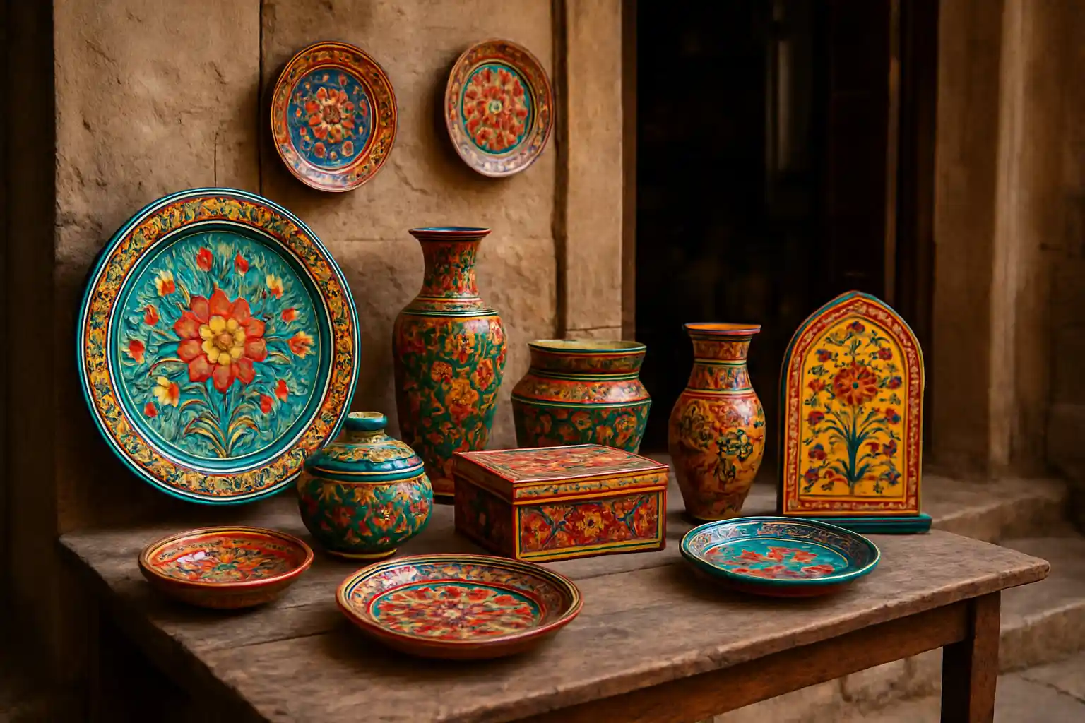 4. Hand-painted Decor Items - YahTrip Travel Guide