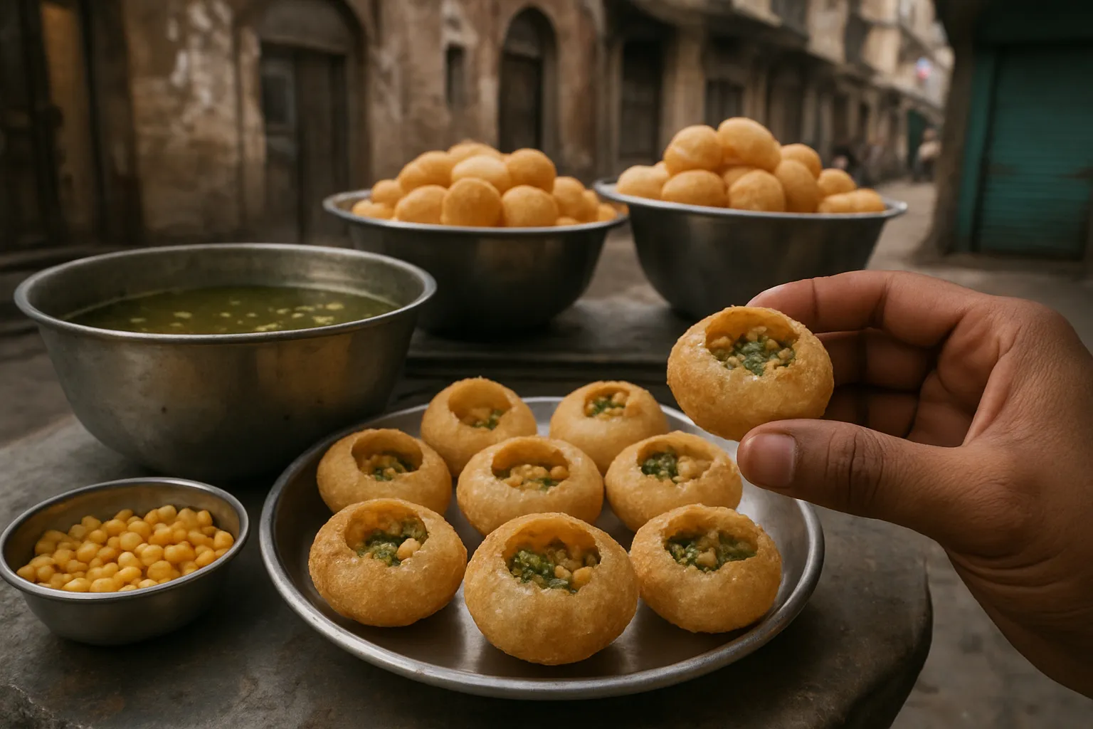 1. Pani Puri - YahTrip Travel Guide
