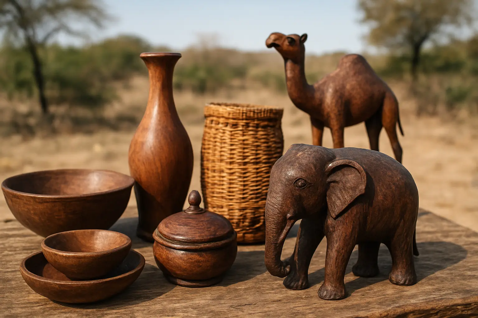 2. Wooden Crafts - YahTrip Travel Guide