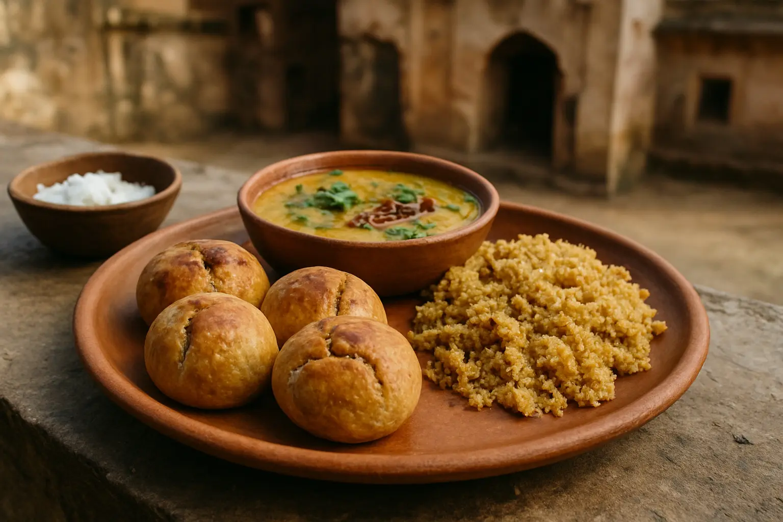 1. Dal Baati Churma - YahTrip Travel Guide