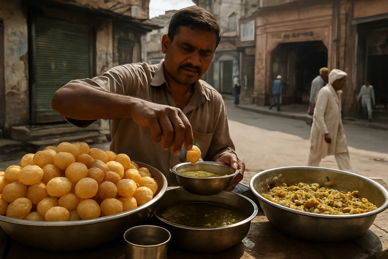 1. Pani Puri - YahTrip Travel Guide