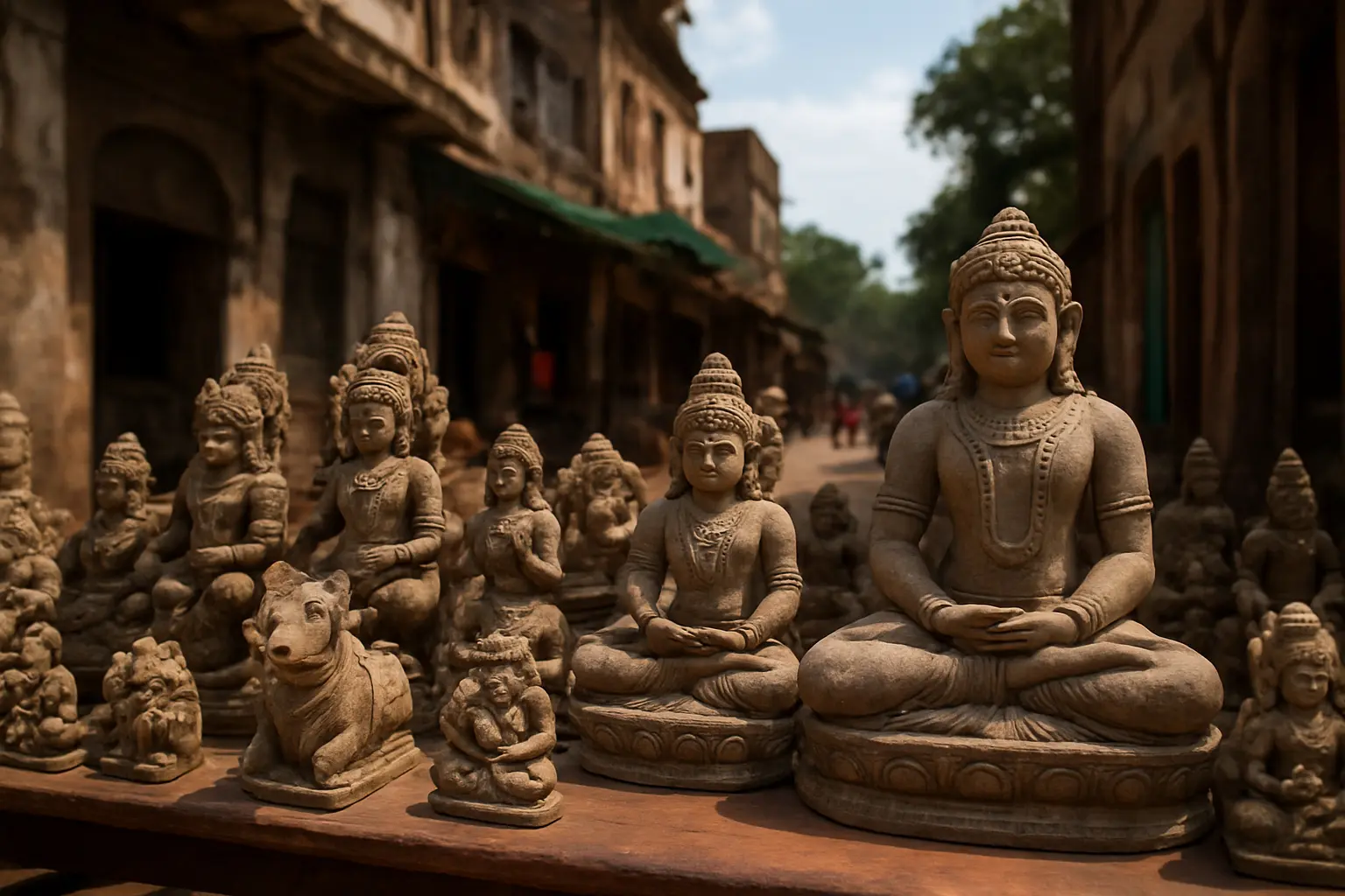 1. Miniature Statues - YahTrip Travel Guide