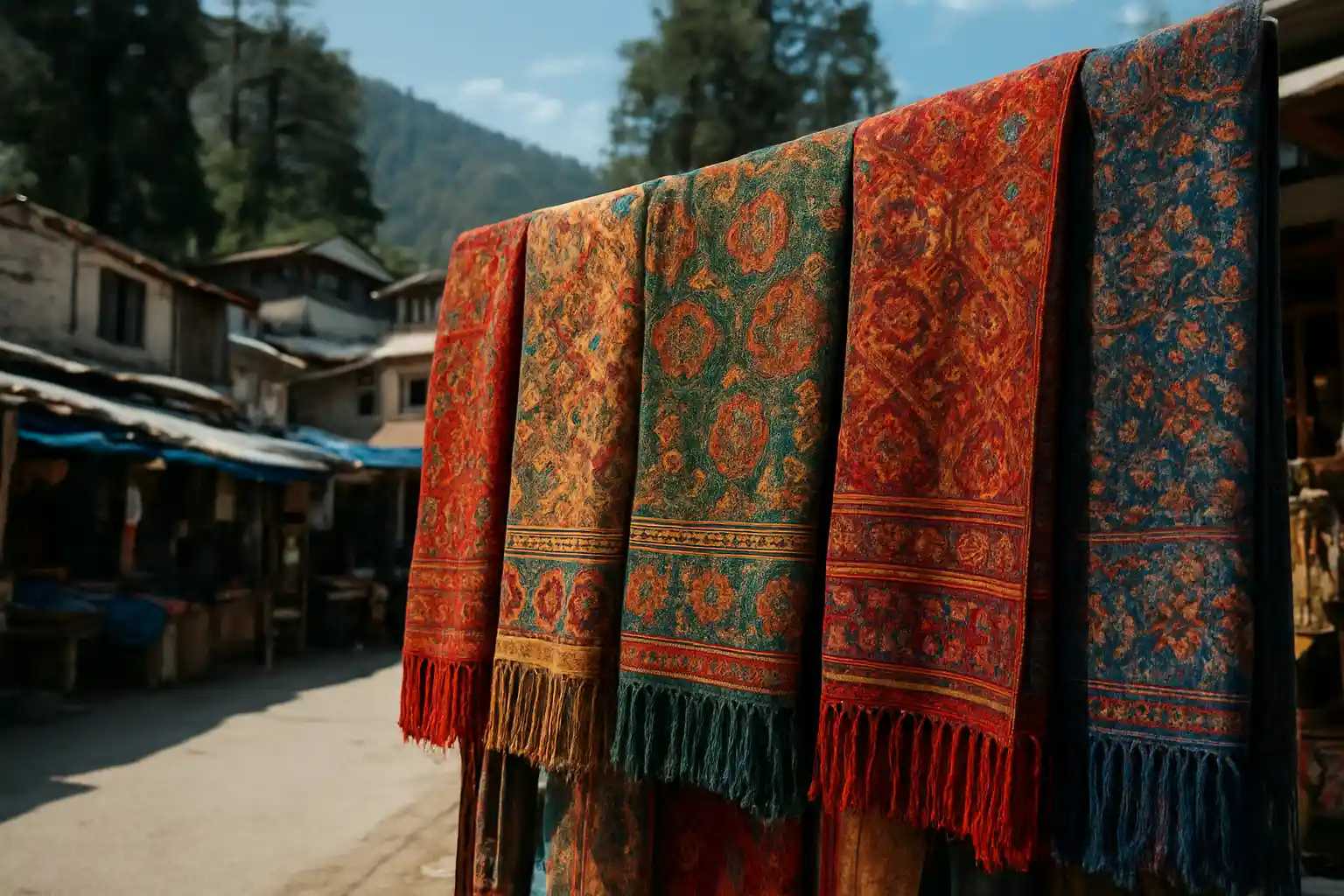 1. Tibetan Shawls - YahTrip Travel Guide