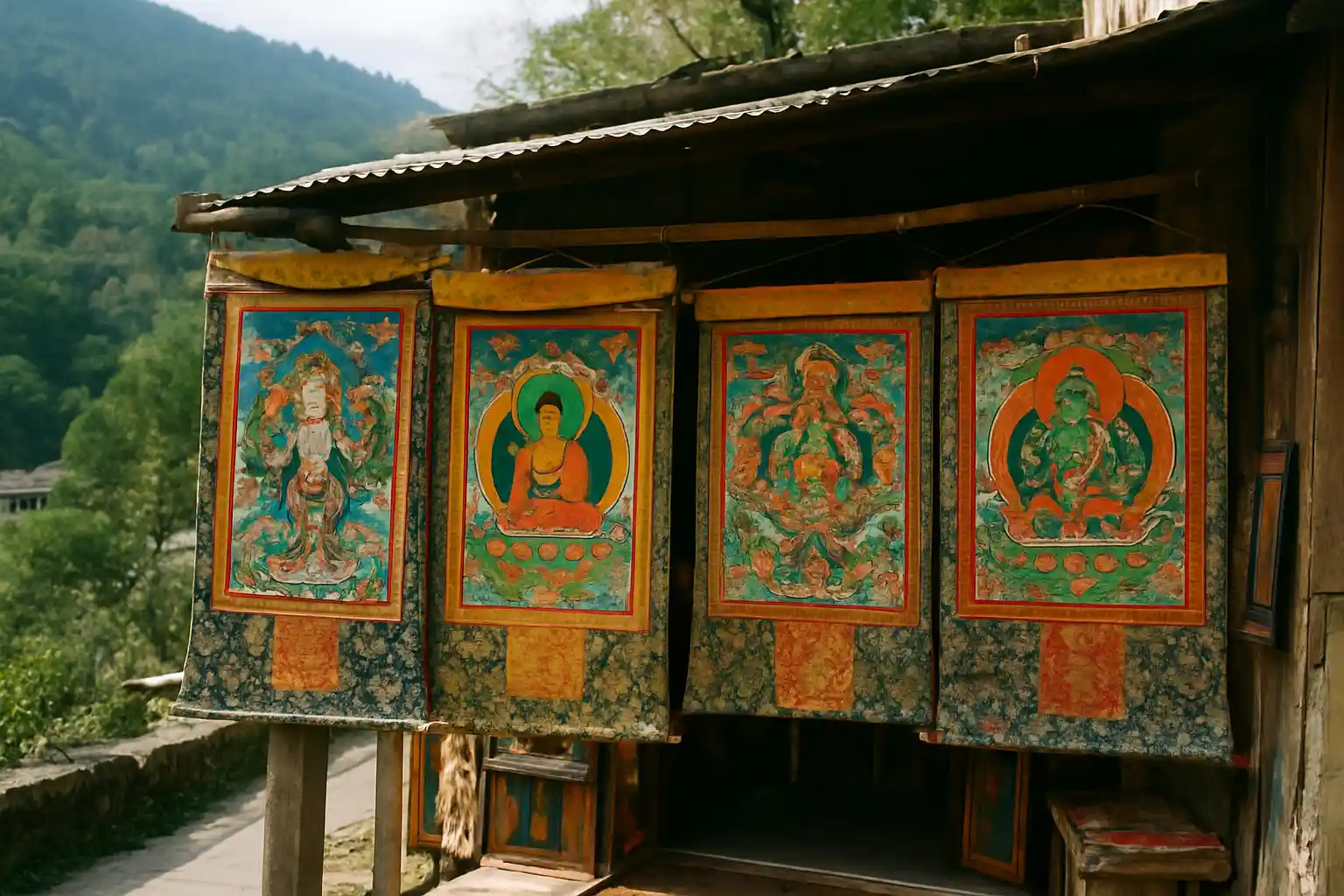 3. Tibetan Thangkas - YahTrip Travel Guide