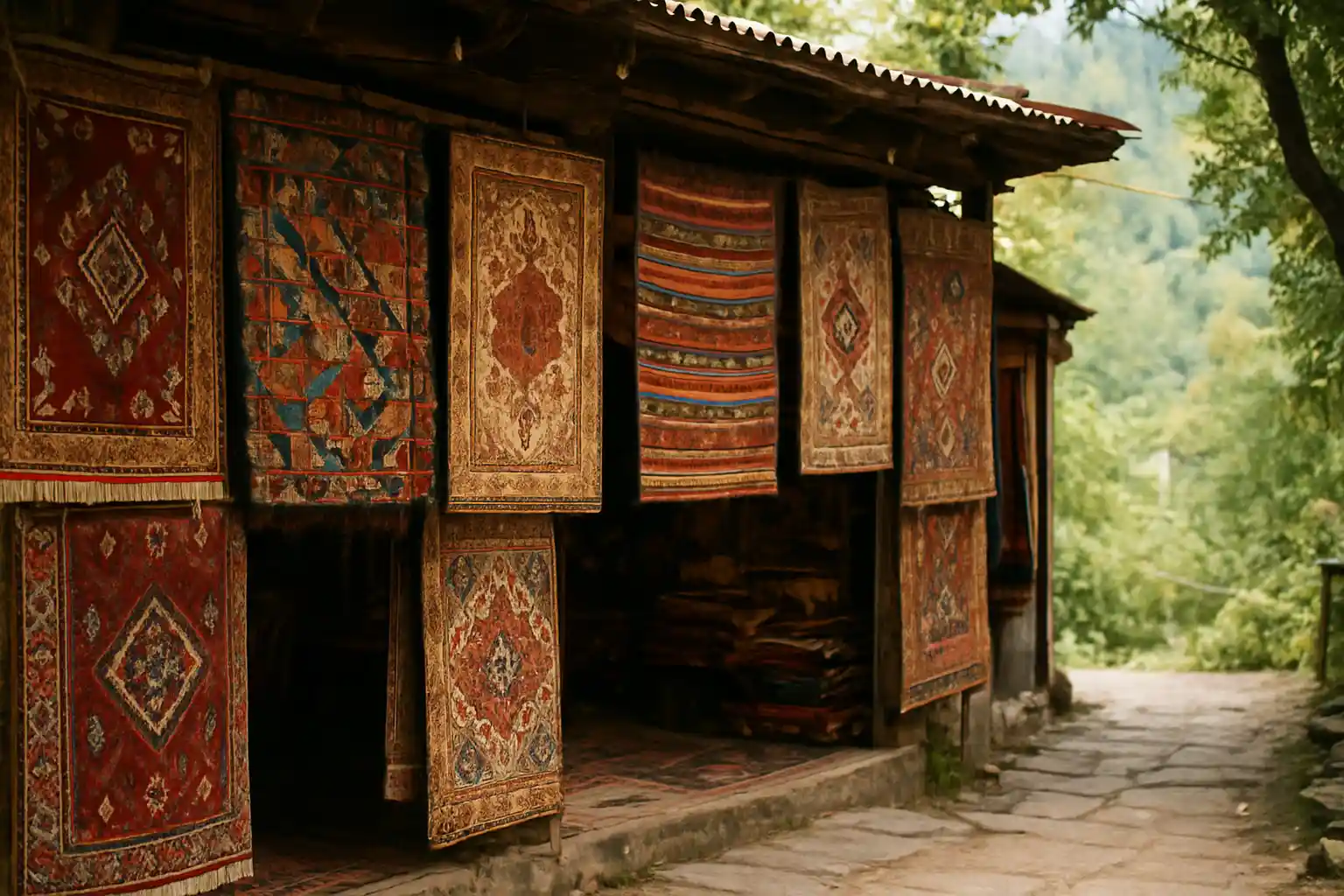 7. Handwoven Rugs - YahTrip Travel Guide