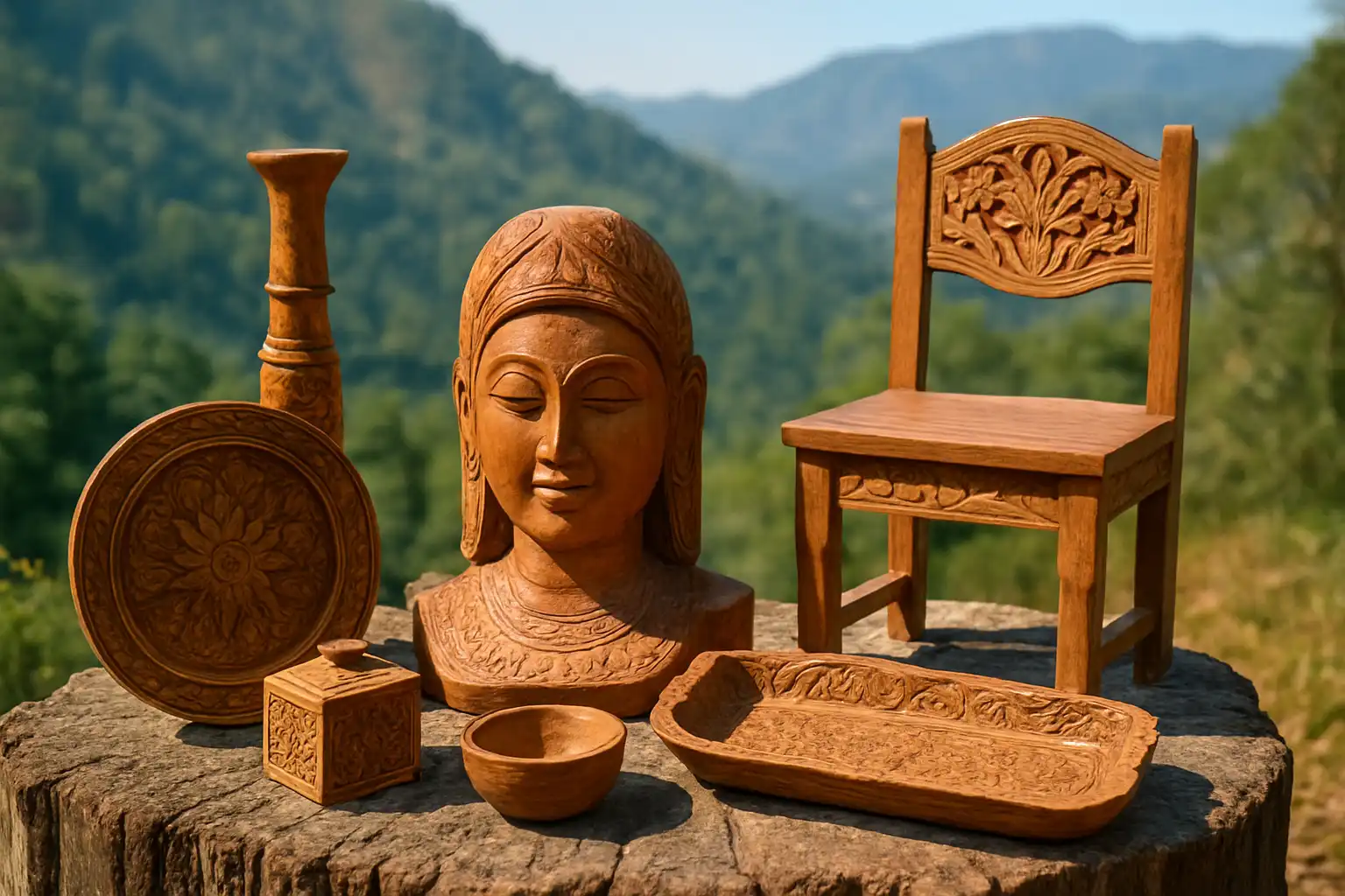 2. Handcrafted Wooden Items - YahTrip Travel Guide