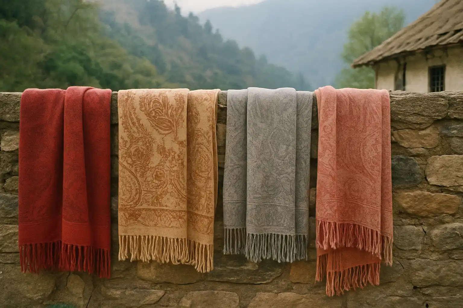 5. Woolen Shawls - YahTrip Travel Guide