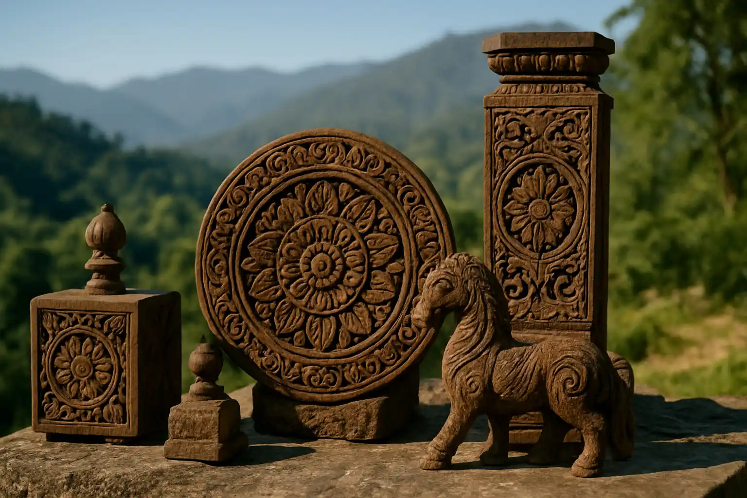 4. Wooden Artifacts - YahTrip Travel Guide