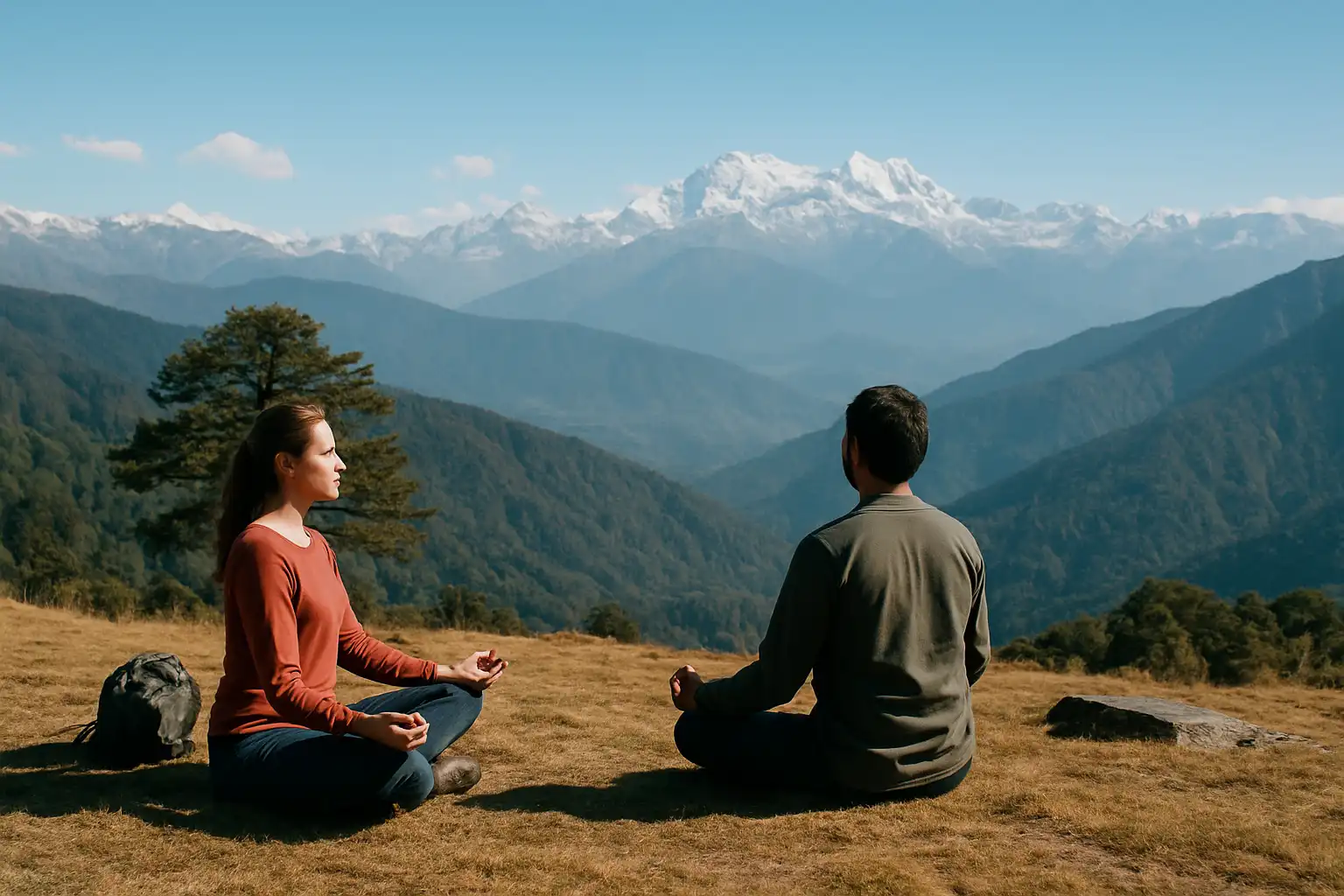 6. Meditation at a Scenic Spot - YahTrip Travel Guide