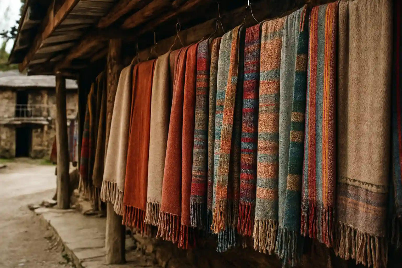1. Woollen Shawls - YahTrip Travel Guide