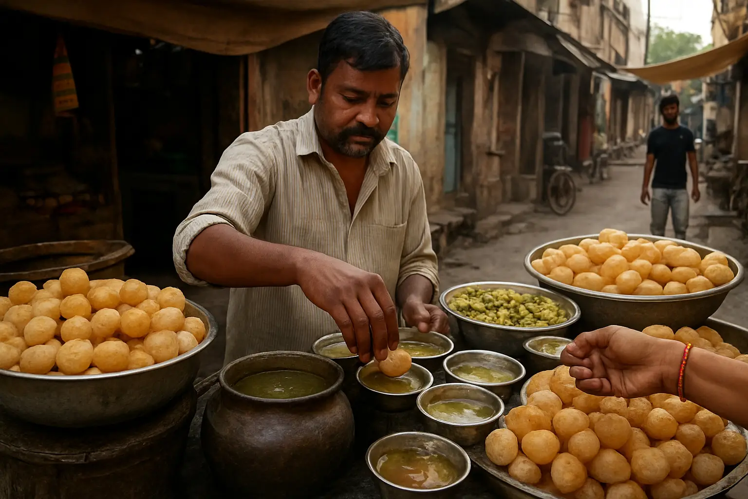 3. Pani Puri - YahTrip Travel Guide