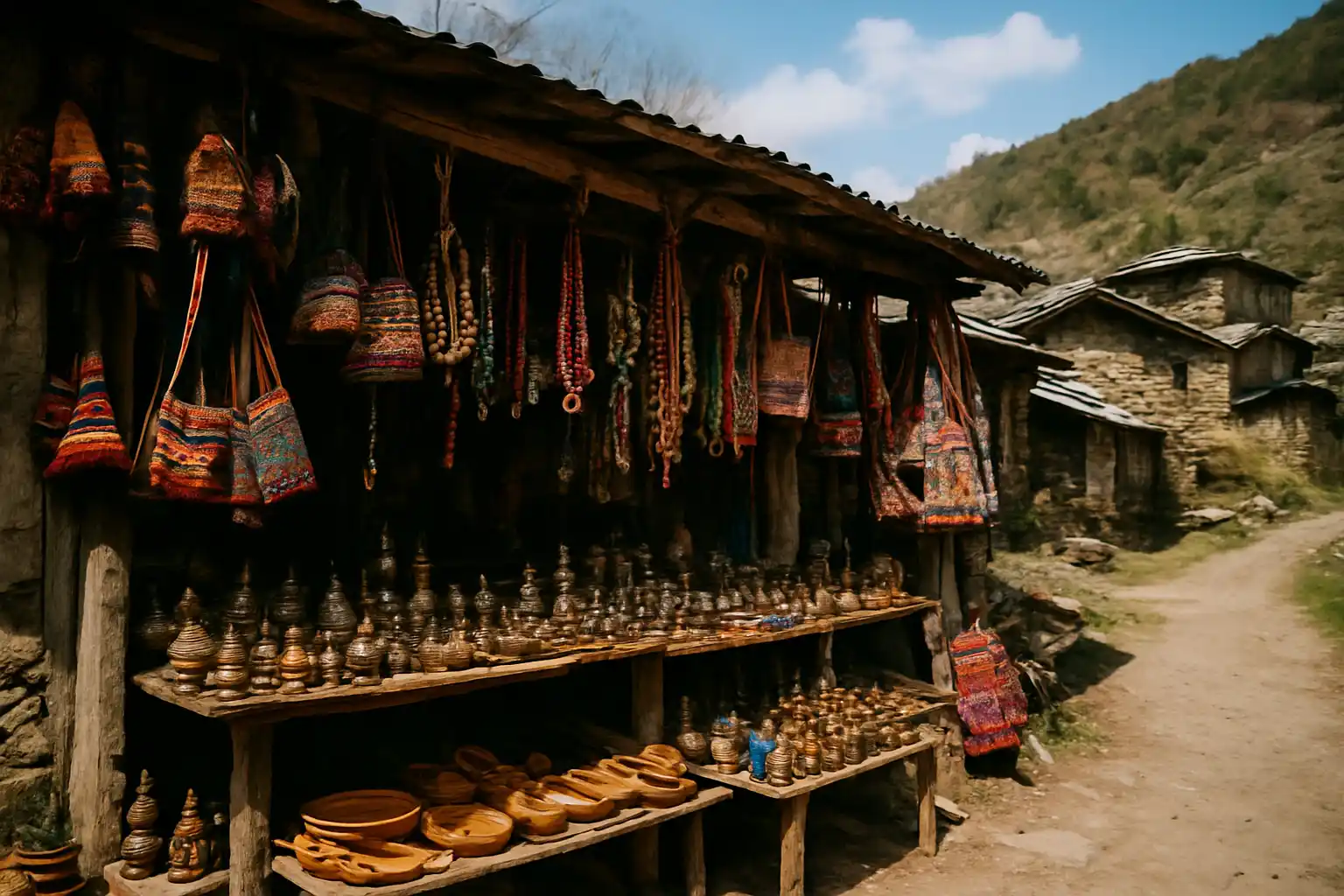 3. Local Handicraft Stalls - YahTrip Travel Guide