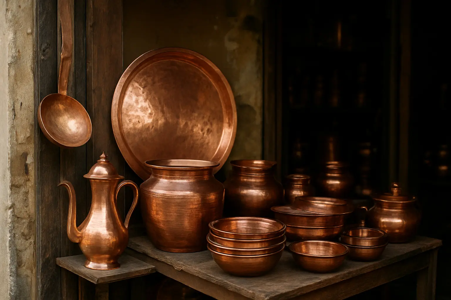 1. Copper Utensils - YahTrip Travel Guide