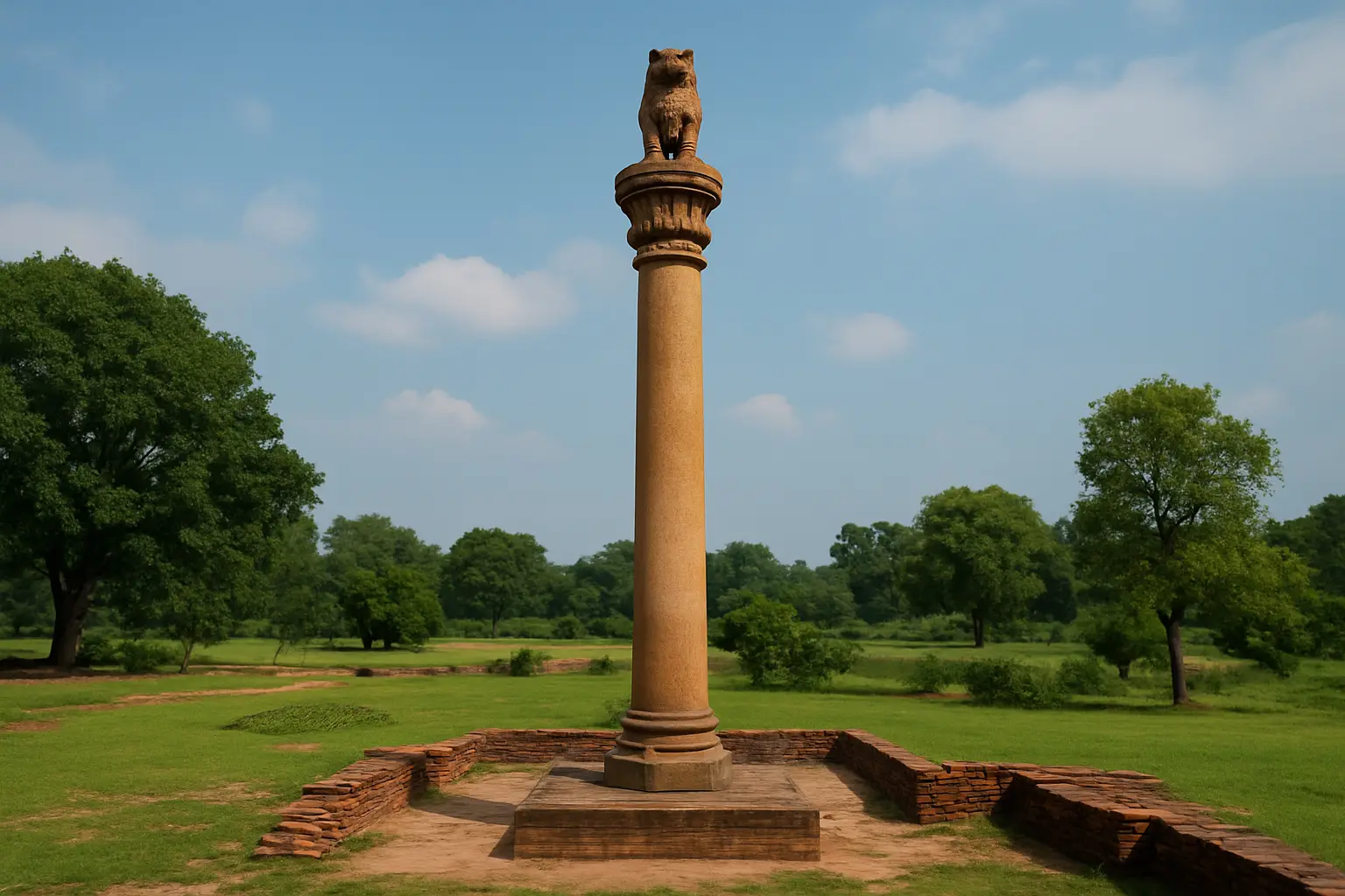 8. Photography at the Ashoka Pillar - YahTrip Travel Guide