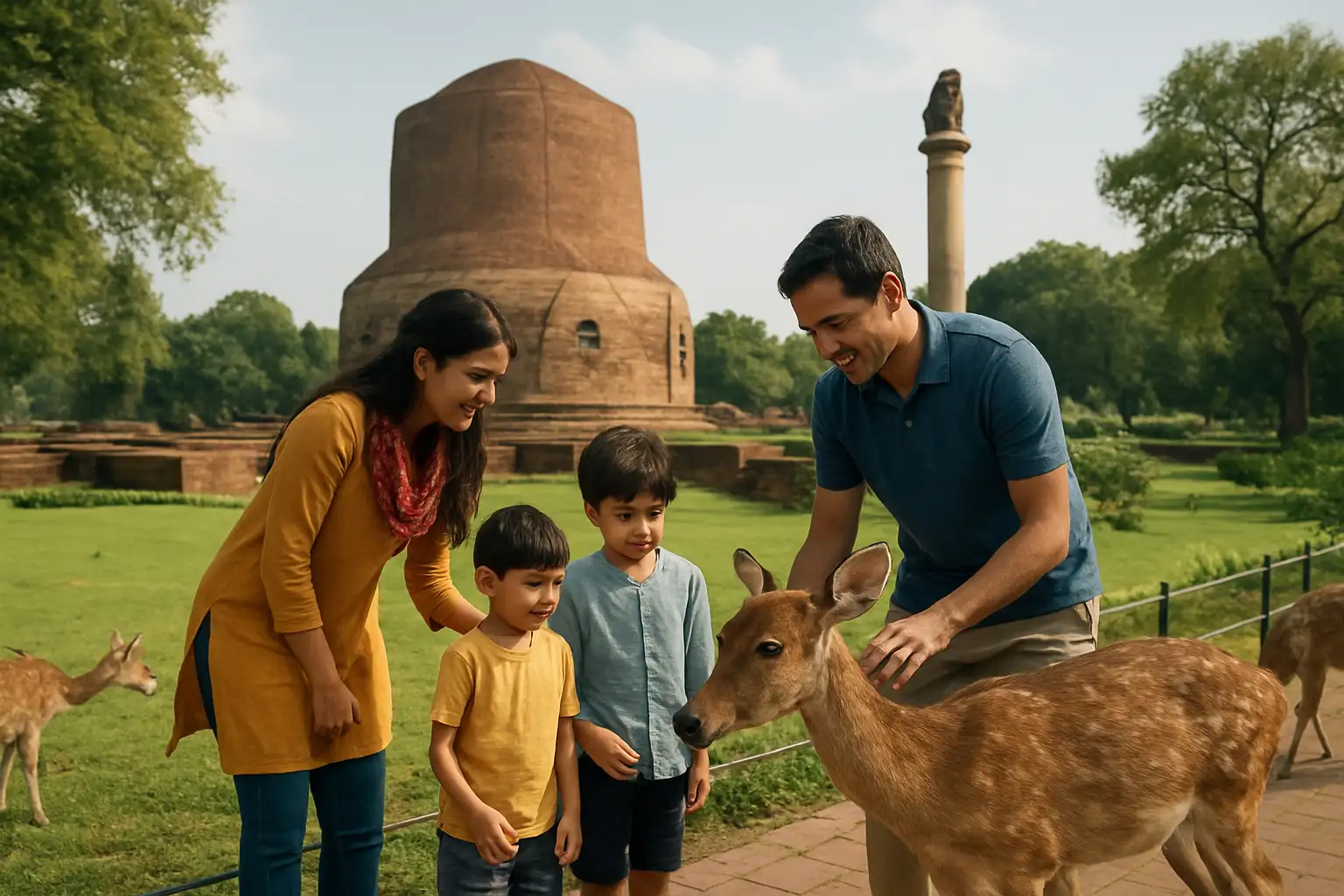 1. Fun at Sarnath Deer Park - YahTrip Travel Guide